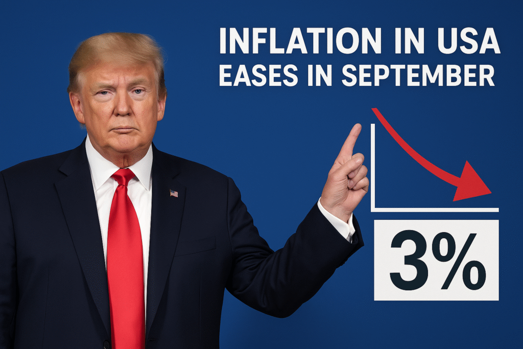 USA Inflation lowered to 3 %