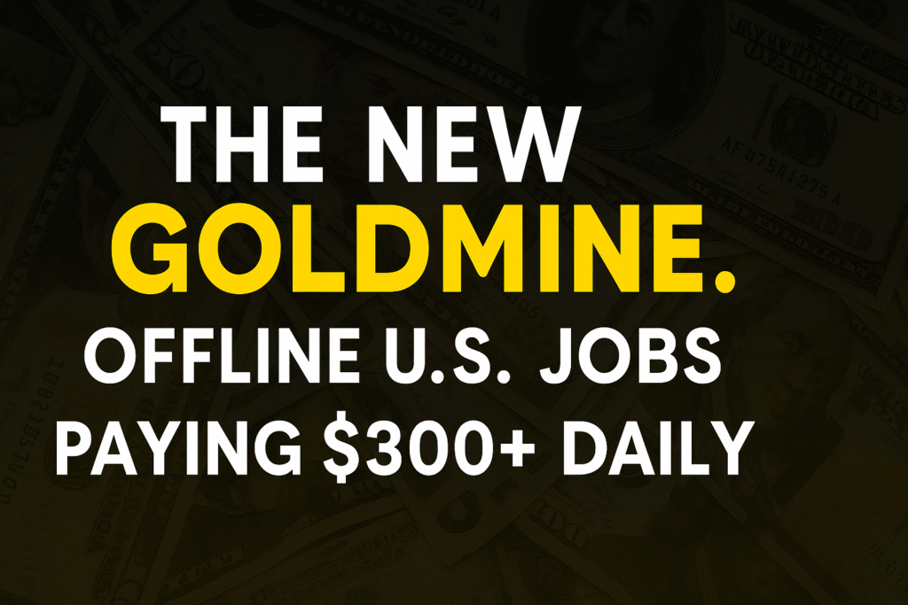 “offline jobs in USA”
