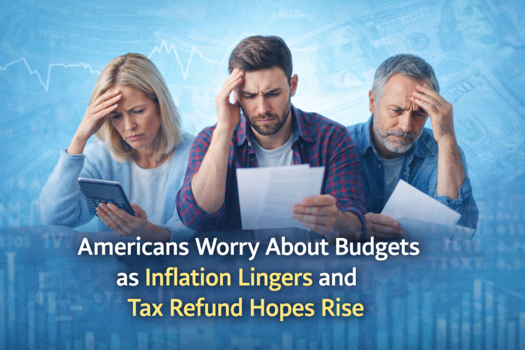 USA people sad about their finance, Inflation.